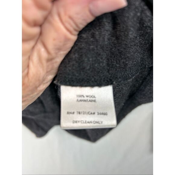 Eileen Fisher Zip Jacket Gray Wool Knit Women’s M Minimalist Luxe Loungewear - Picture 8 of 13